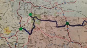 West Yellowstone, WY to Idaho Falls, ID