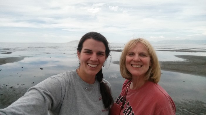 Mother/daughter selfie on the lake!