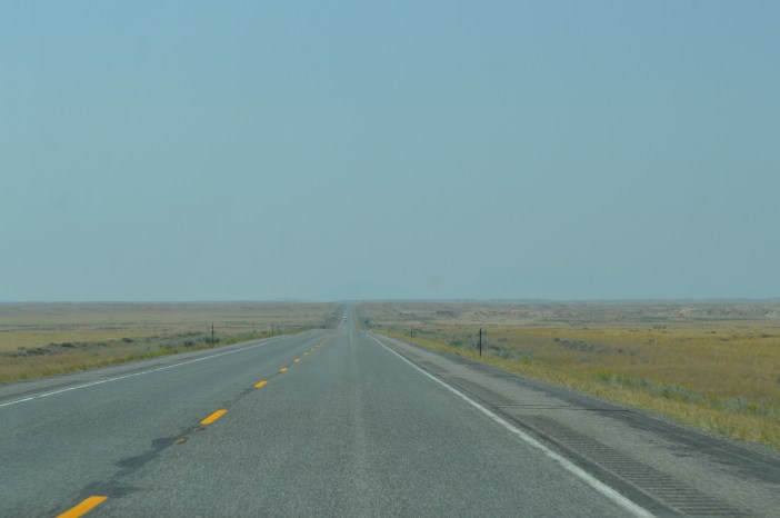 This shot is representative of about 2 hours of road in Wyoming.